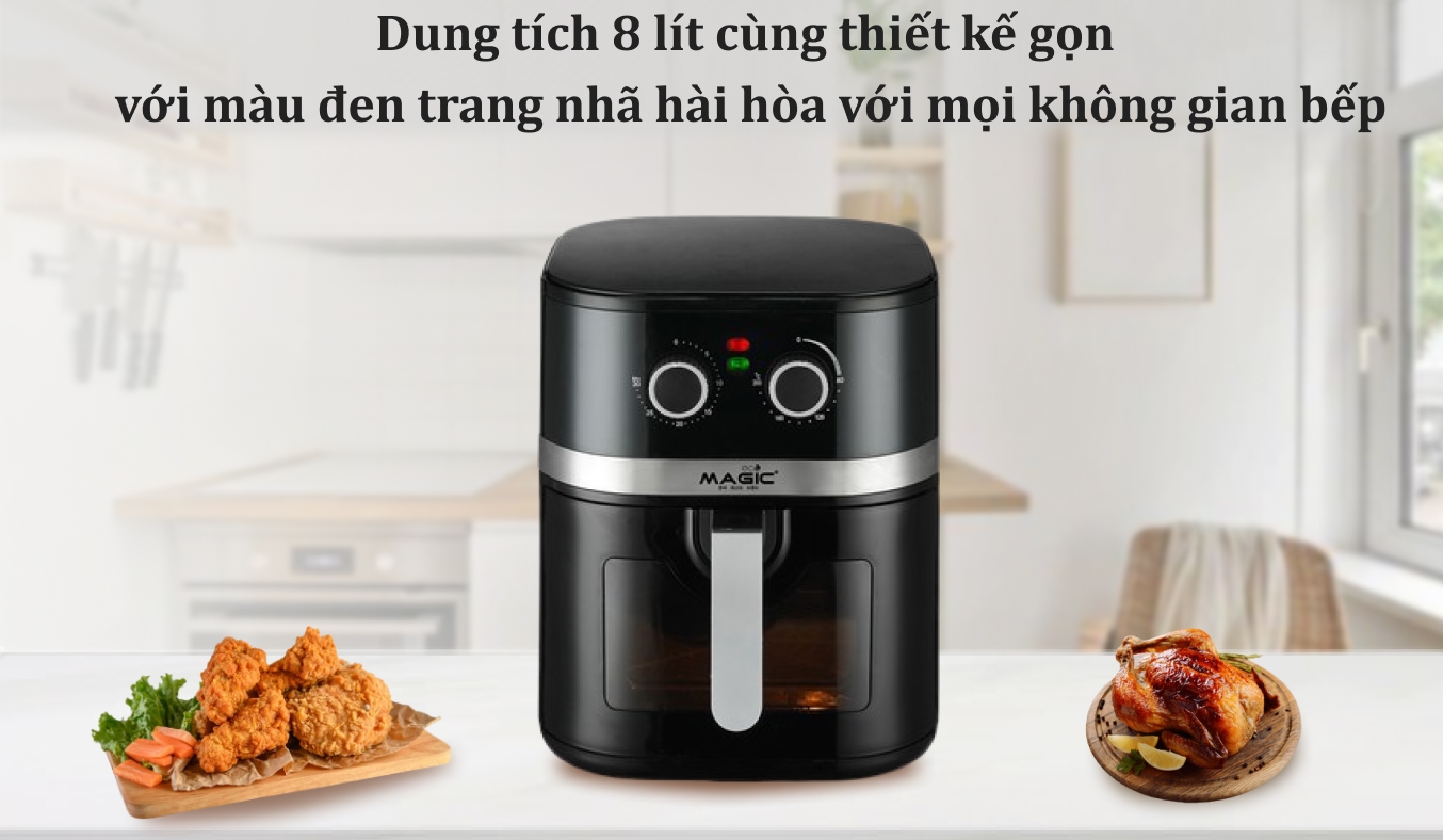 Nồi chiên không dầu Magic Eco 8 lít AC-127