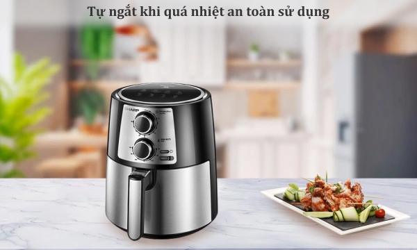 Nồi chiên không dầu Sharp 4.2 lít KF-AF42MV-ST