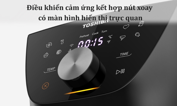 Nồi chiên không dầu Toshiba 7.4 lít AF-74CS1SRVN(H)