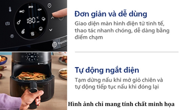 Nồi chiên không dầu Philips 4.2 lít NA220/00