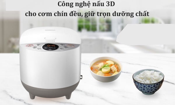 Nồi cơm điện tử Philips 1.8 lít HD4515/55