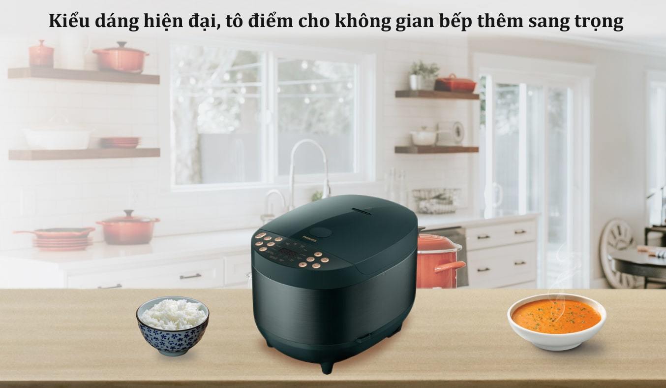 Nồi cơm điện tử Philips 1.8 lít HD4518/62