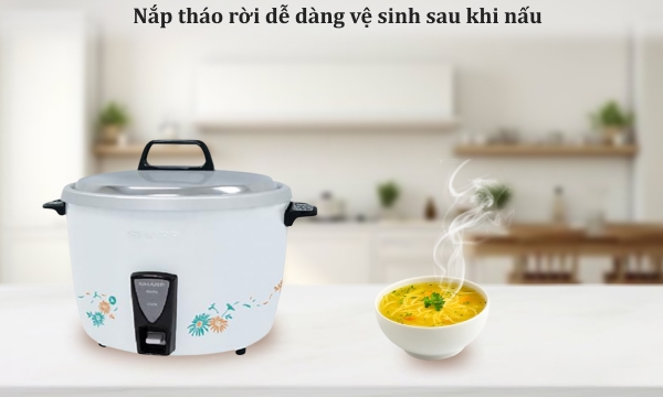 Nồi cơm nắp rời Sharp 3.8 lít KSH-D44V-TQ