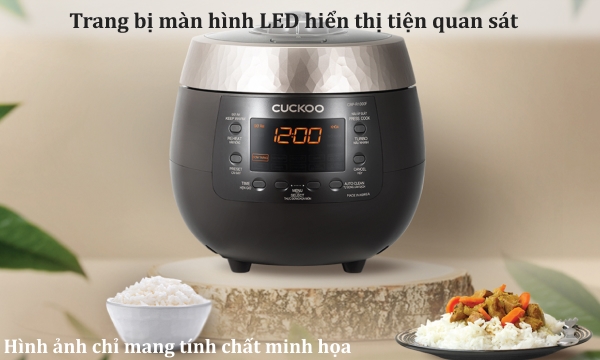 Nồi cơm điện tử áp suất Cuckoo 1.8 lít CRP-R1000F/BKGBCRVNCV