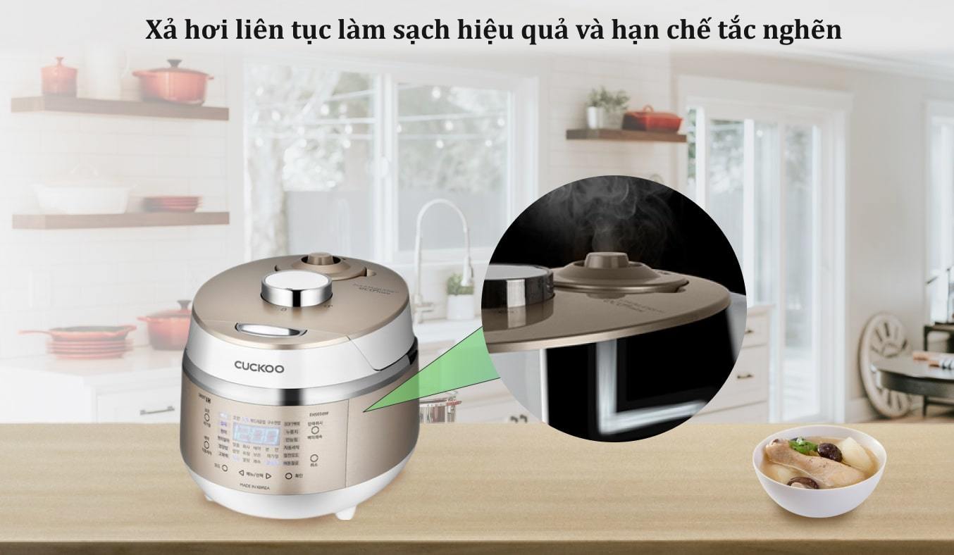 Nồi cơm điện tử áp suất Cuckoo 0.5 lít CRP-EHS0309F/WHGOVNCV