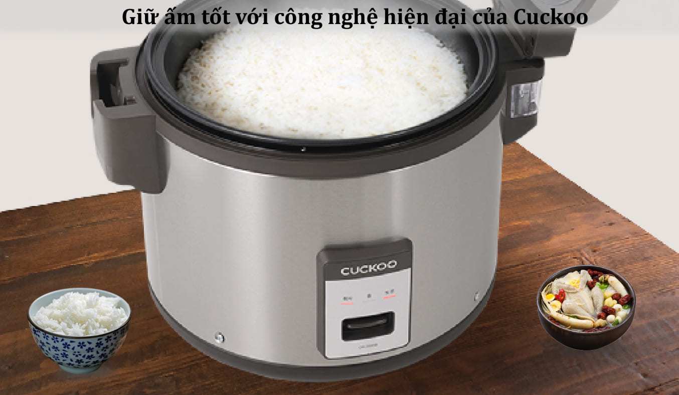 Nồi cơm nắp gài 6.3 lít Cuckoo CR-3555/BKSTVNCRCV