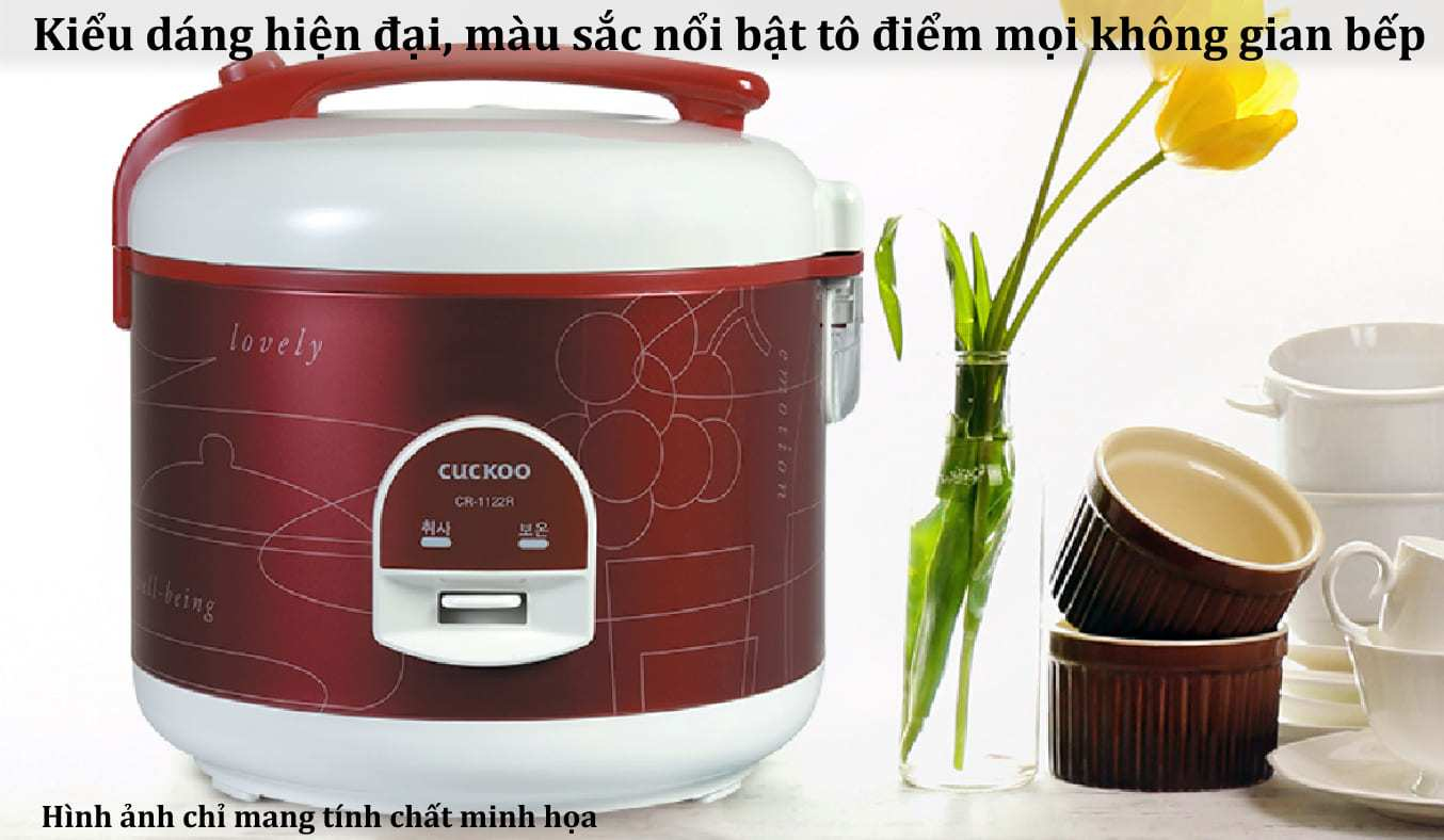 Nồi cơm nắp gài Cuckoo 2 lít CR-1122/REIVVNCV