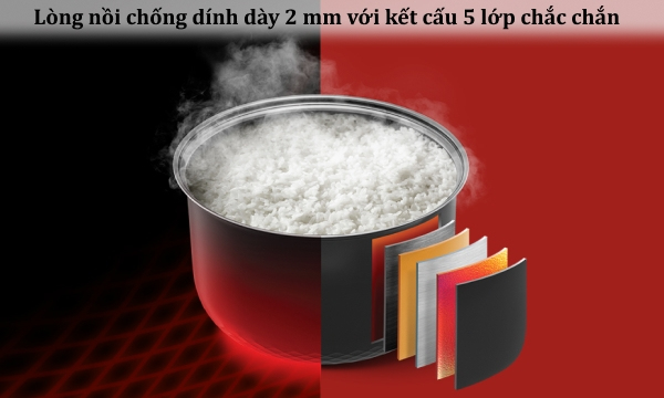 Nồi cơm điện tử Hitachi RZ-R18XN W