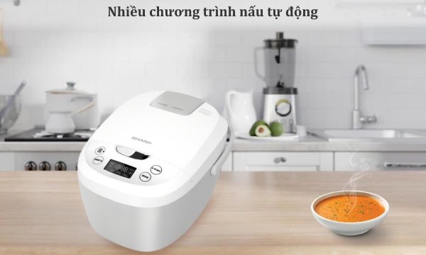 Nồi cơm điện tử Sharp 1.8 lít KS-COM180EV-GY