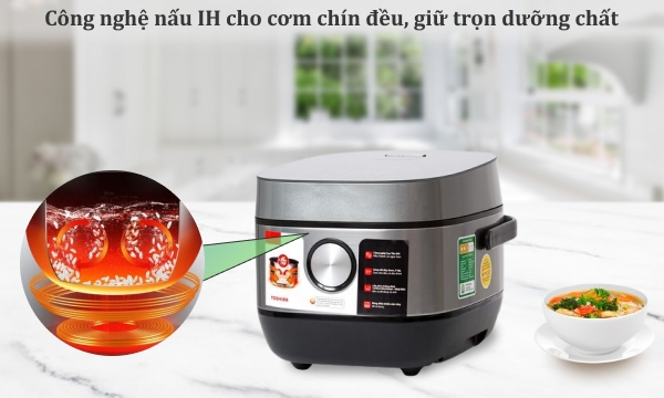 Nồi cơm điện cao tần Toshiba 1 lít RC-10IP1PV