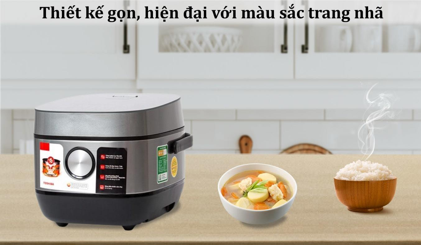 Nồi cơm điện cao tần Toshiba 1 lít RC-10IP1PV