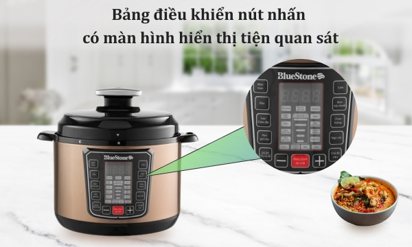Nồi áp suất điện Bluestone 5 lít PCB-5753