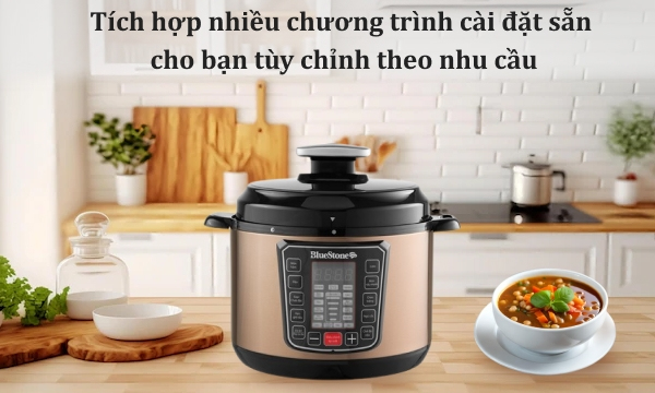 Nồi áp suất điện Bluestone 5 lít PCB-5753
