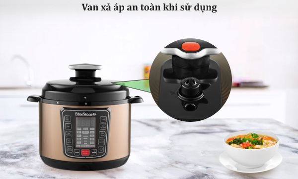 Nồi áp suất điện Bluestone 5 lít PCB-5753