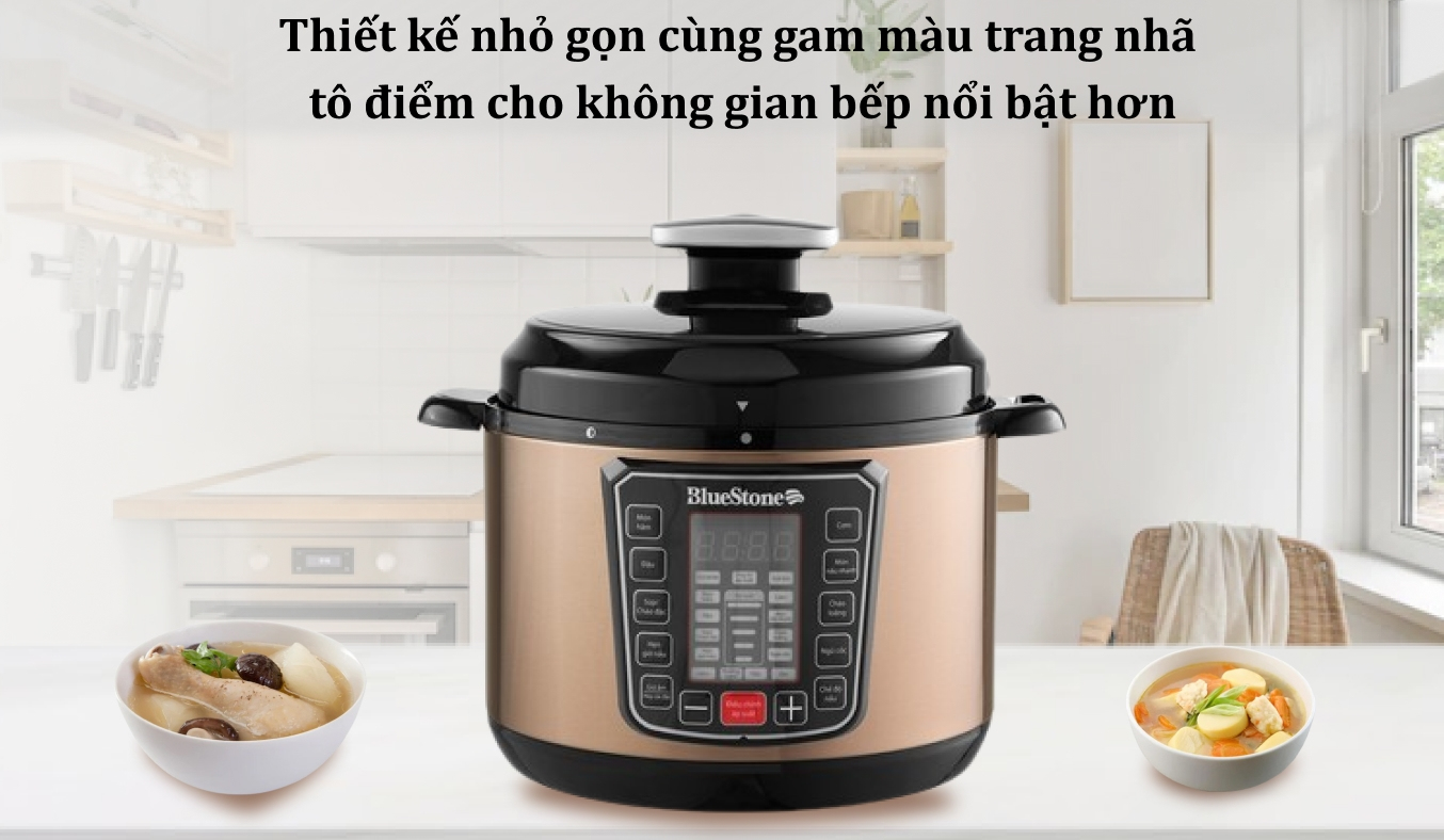 Nồi áp suất điện Bluestone 5 lít PCB-5753