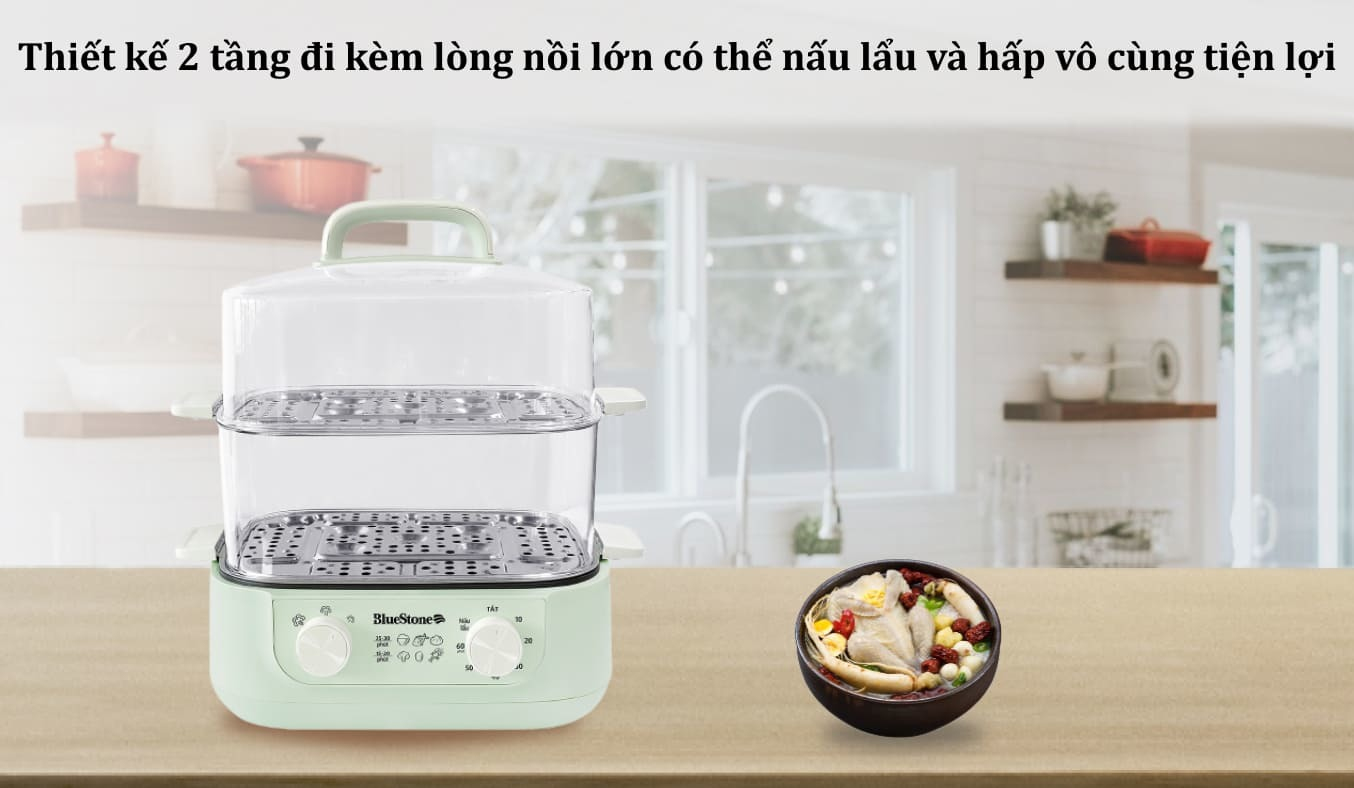Nồi hấp đa năng BlueStone MPB-7235