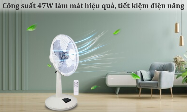 Quạt lửng Nanoco NLF1624RC-BE