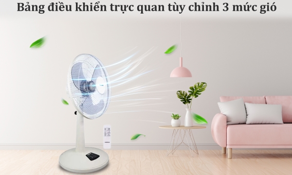 Quạt lửng Nanoco NLF1624RC-BE