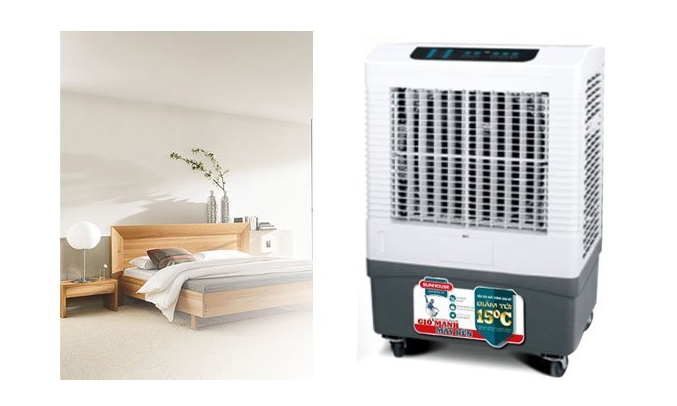 Quạt điều hòa Sunhouse SHD7742 dung tích lớn