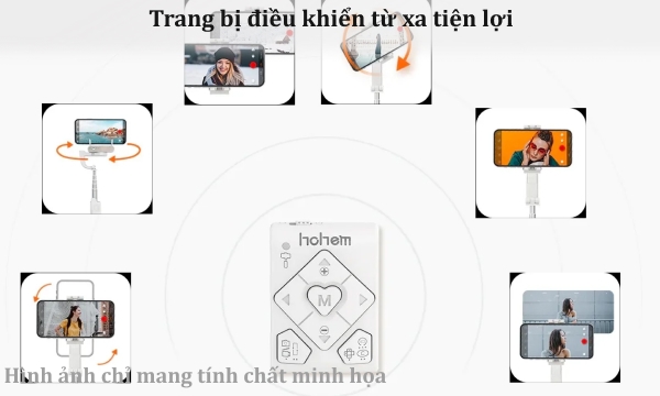Gậy selfie đa năng cho điện thoại HOHEM iSteady Q 