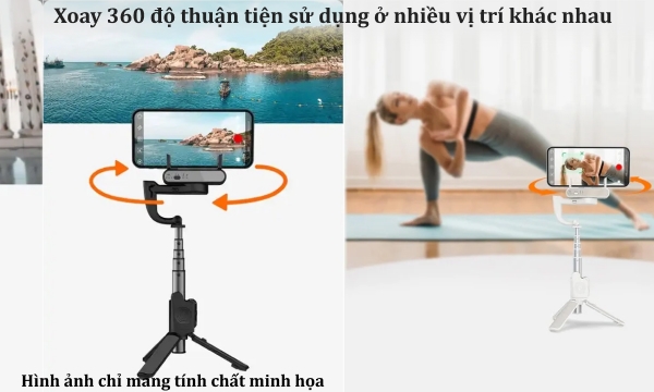 Gậy selfie đa năng cho điện thoại HOHEM iSteady Q 