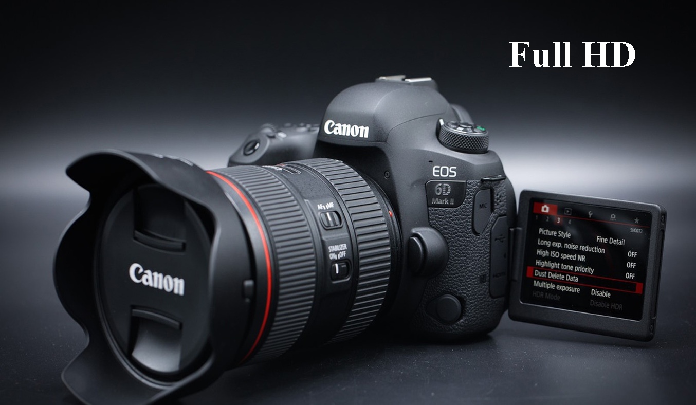 Máy Ảnh Canon EOS 6D Mark II Quay phim Full HD mạnh mẽ