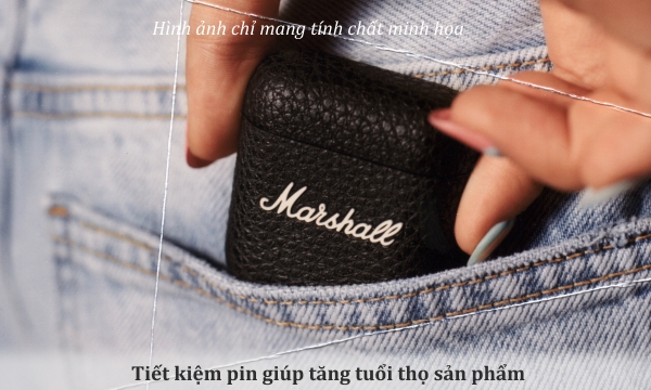 Tai nghe bluetooth Marshall Minor IV Black