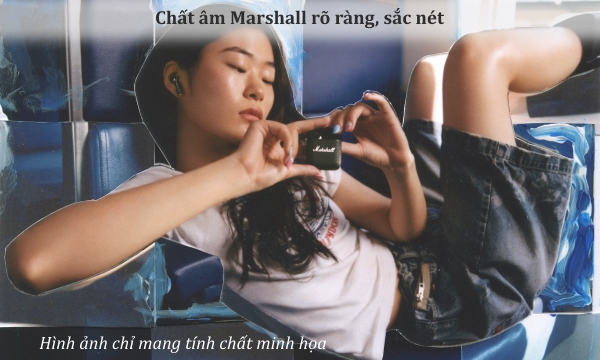 Tai nghe bluetooth Marshall Minor IV Black