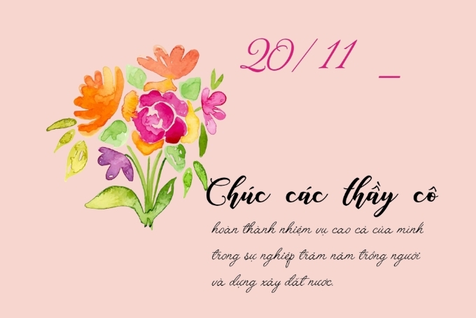 Lời chúc 20/11 của phụ huynh tri ân thầy, cô giáo | Nguyễn Kim Blog