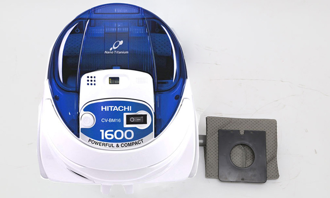Máy hút bụi Hitachi CV-BH18(24CV-BL) với túi đựng bụi dung tích lớn