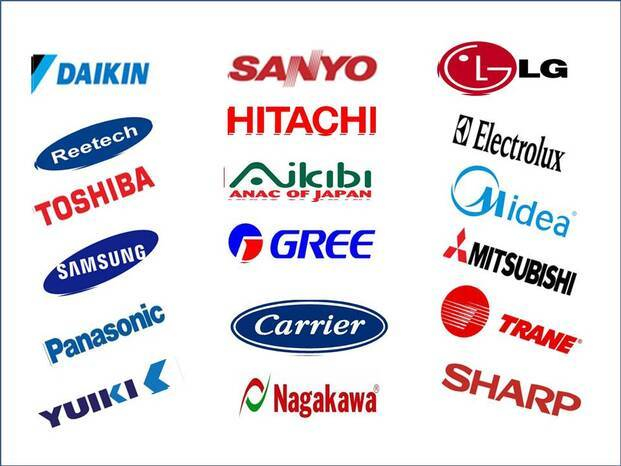 Một số thương hiệu nổi tiếng với sản phẩm máy lạnh chất lượng cao