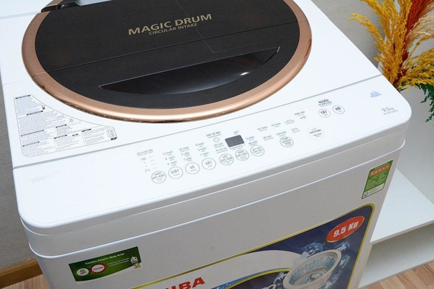 Máy giặt Toshiba cửa trên với công nghệ Magic Drum