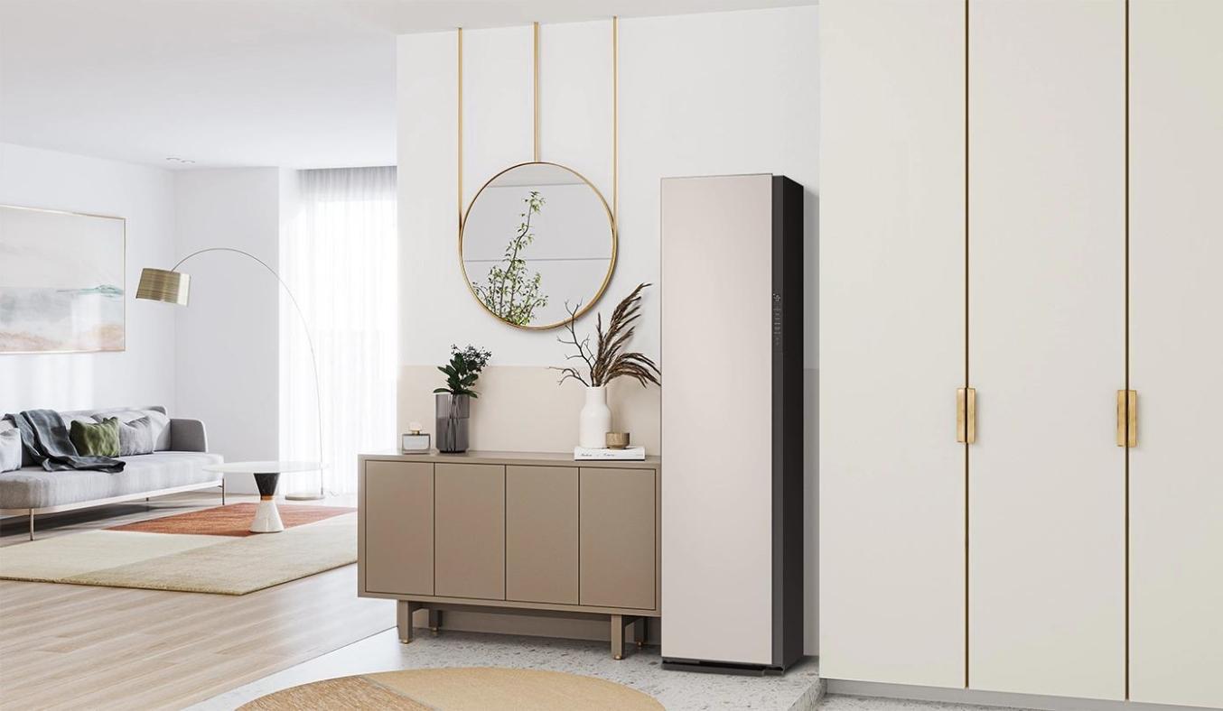 Tủ Chăm Sóc Quần Áo Thông Minh Samsung DF60A8500 thiết kế hiện địa, sang trọng