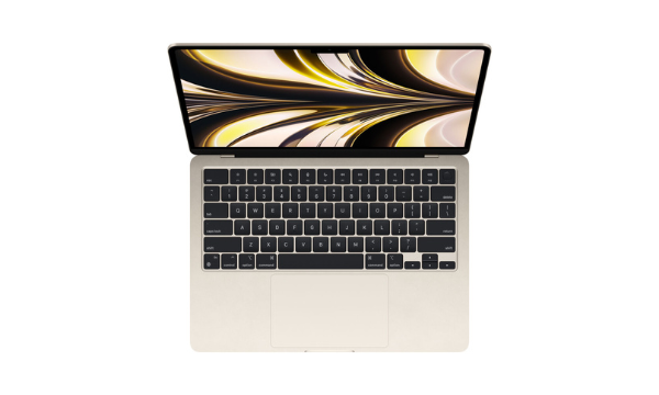 Laptop MacBook Air M2 2022 8GB/512GB/10 Core GPU MLY23SA/A Vàng bảo mật nâng cao với Secure Enclave