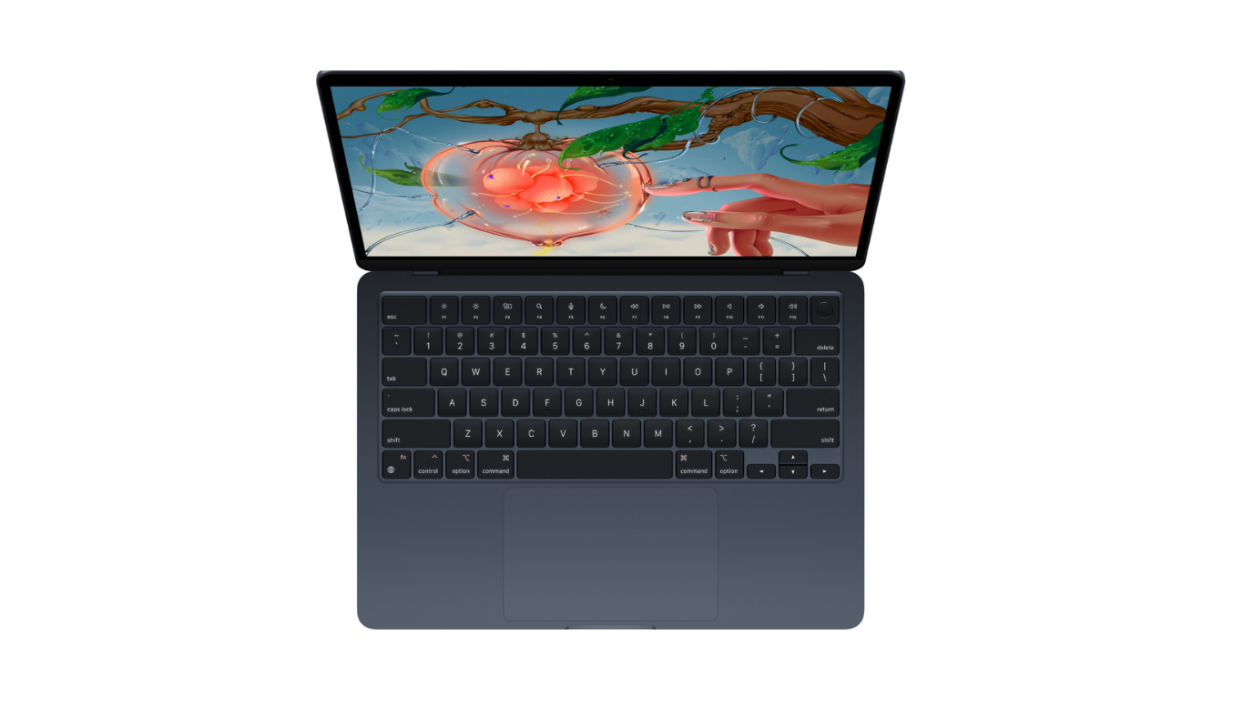 Laptop MacBook Air M2 2022 8GB/512GB/10 Core GPU MLY43SA/A Xanh Đen thiết kế mới, màu sắc huyền bí