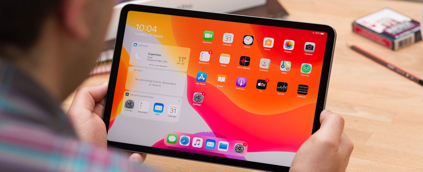 Máy tính bảng iPad Pro 11 inch Wifi Cell 256GB MXE42ZA/A Xám 2020 - Thiết kế ấn tượng, vuông vức, tinh tế đến từng chi tiết