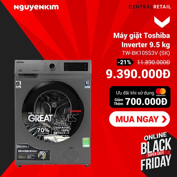 Máy giặt Toshiba Nguyễn Kim sale