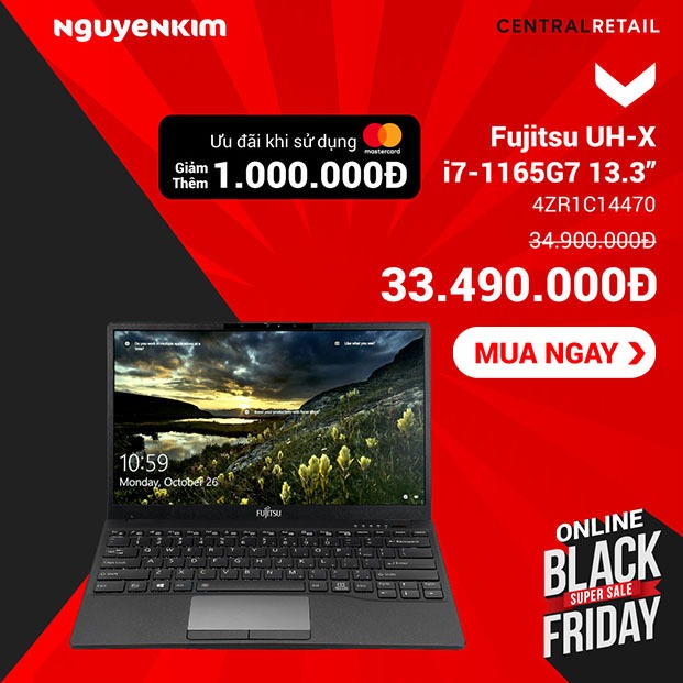 Laptop Fujitsu Nguyễn Kim sale