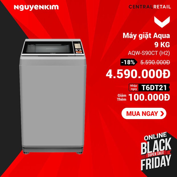 Máy giặt AQUA Nguyễn Kim sale