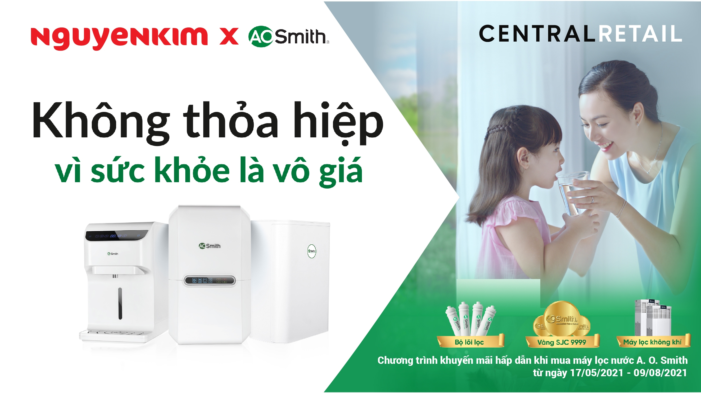Chương trình khuyến mãi từ A.O.Smith