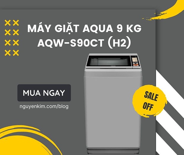 Máy giặt Nguyễn Kim AQUA 9kg