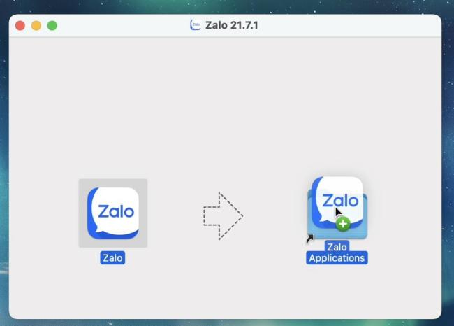 Kéo ứng dụng này vào Applications