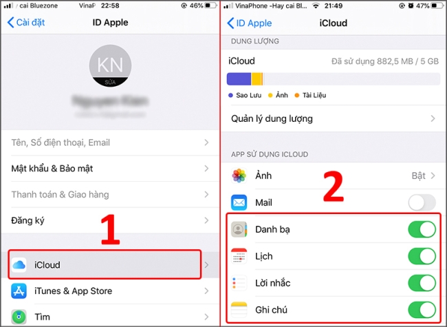 Cách xuất, lưu danh bạ iPhone vào Gmail