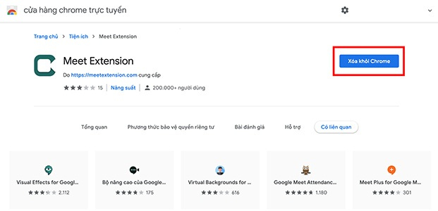 Cách gỡ cài đặt Google Meet