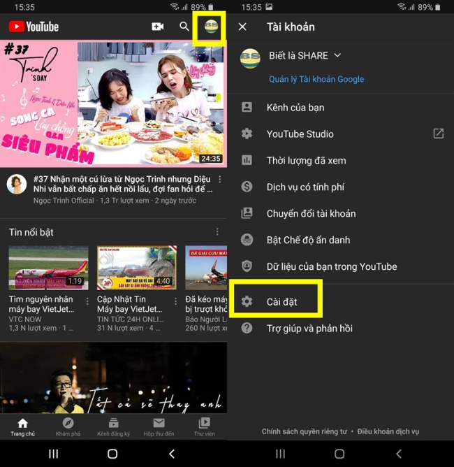 Cách xóa lịch sử video đã xem trên YouTube