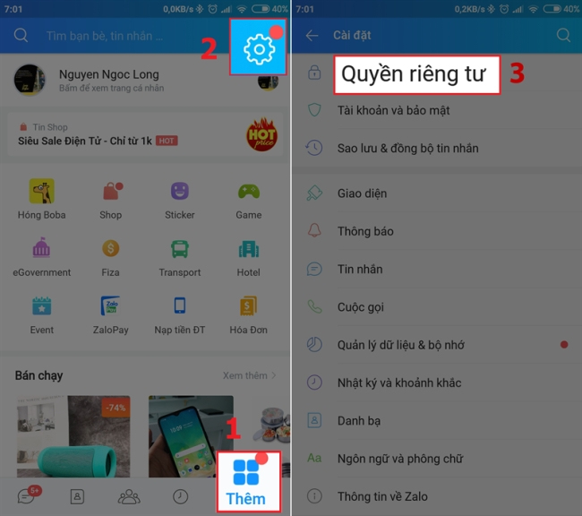 Cách tắt chế độ 