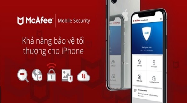  Ứng dụng diệt virus cho iPhone - McAfee Mobile Security