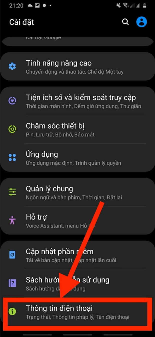 Kiểm tra hệ điều hành điện thoại Samsung, Xiaomi, OPPO,...