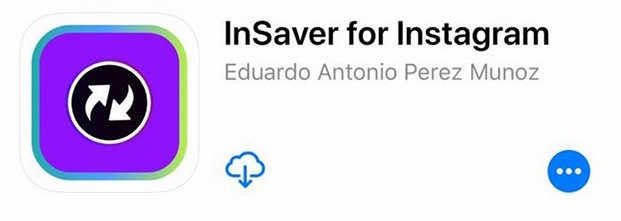 tải ứng dụng InSaver for Instagram từ App Store