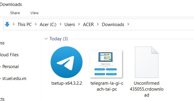 Tải Telegram PC bằng file exe
